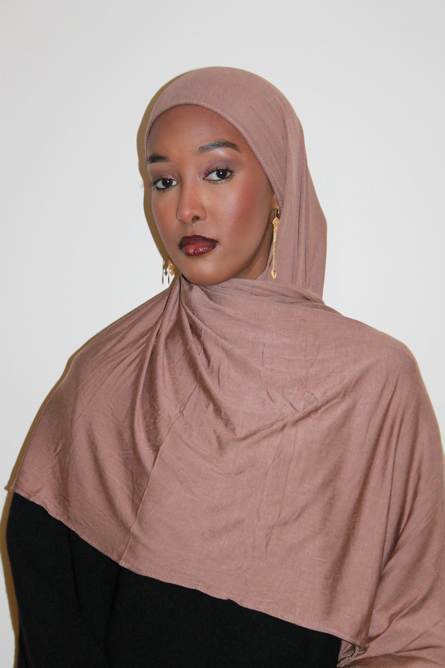 Premium jersey hijab-Nude