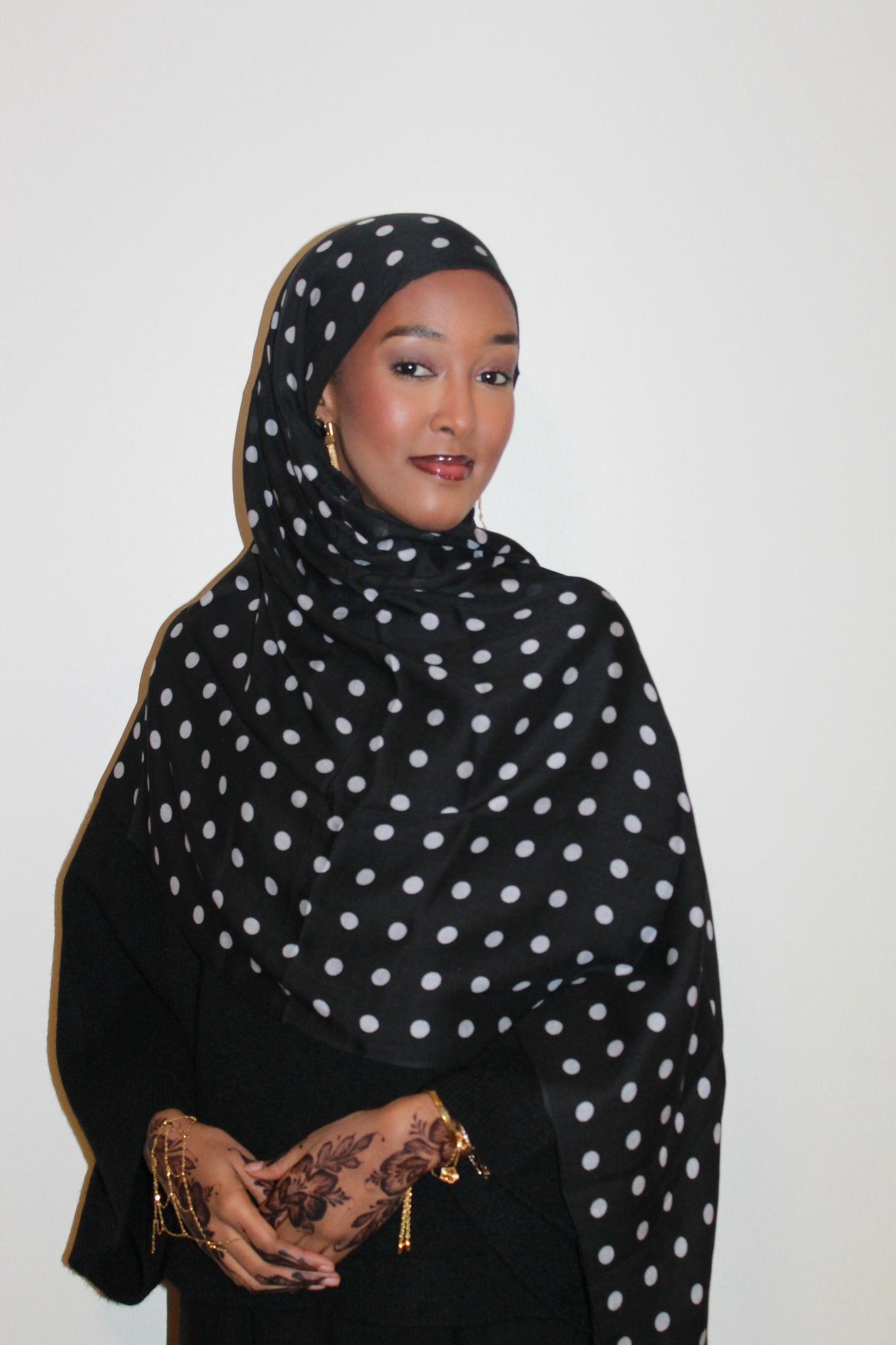 Black Polka Dot
