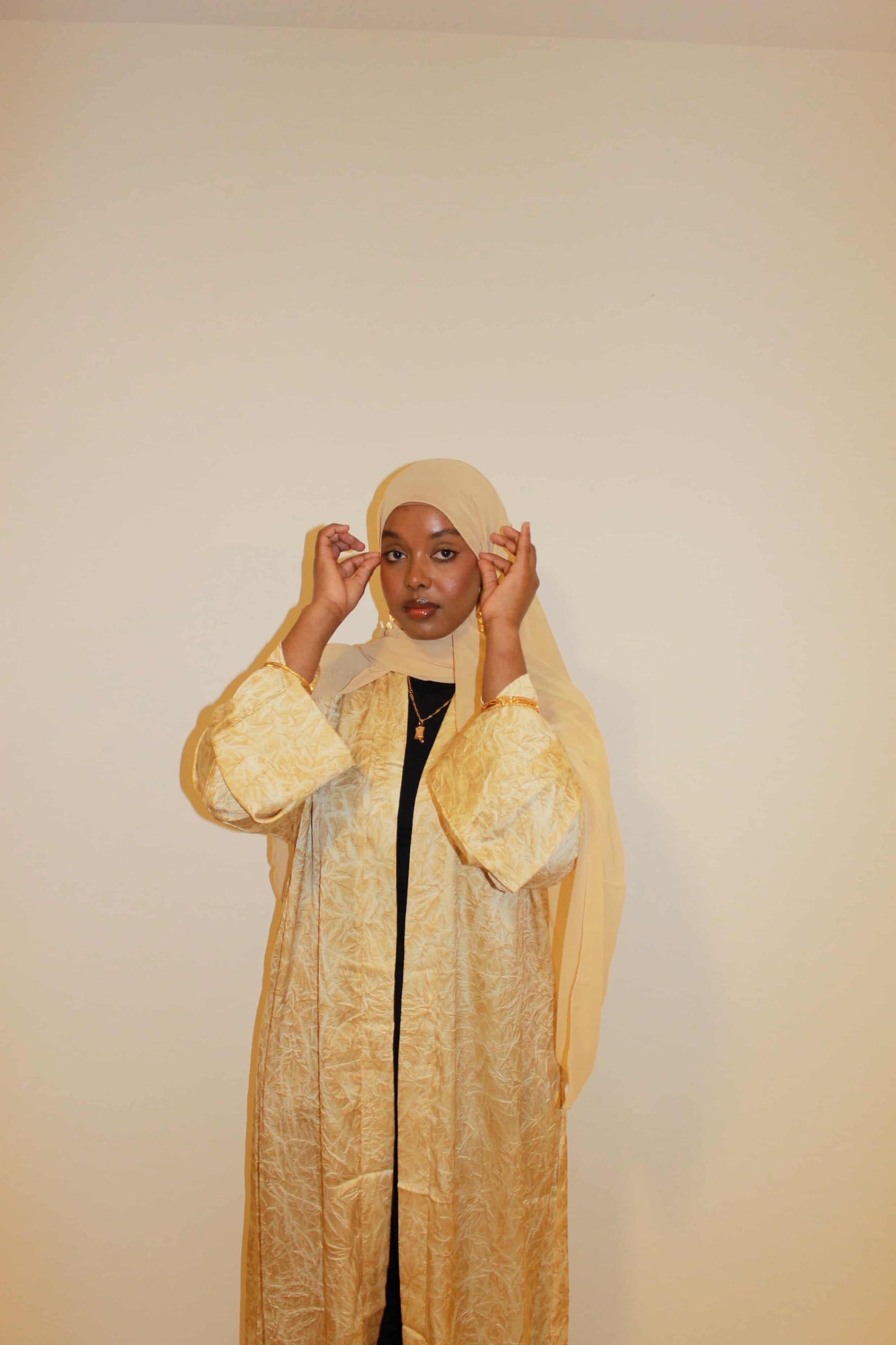 Light Gold Abaya