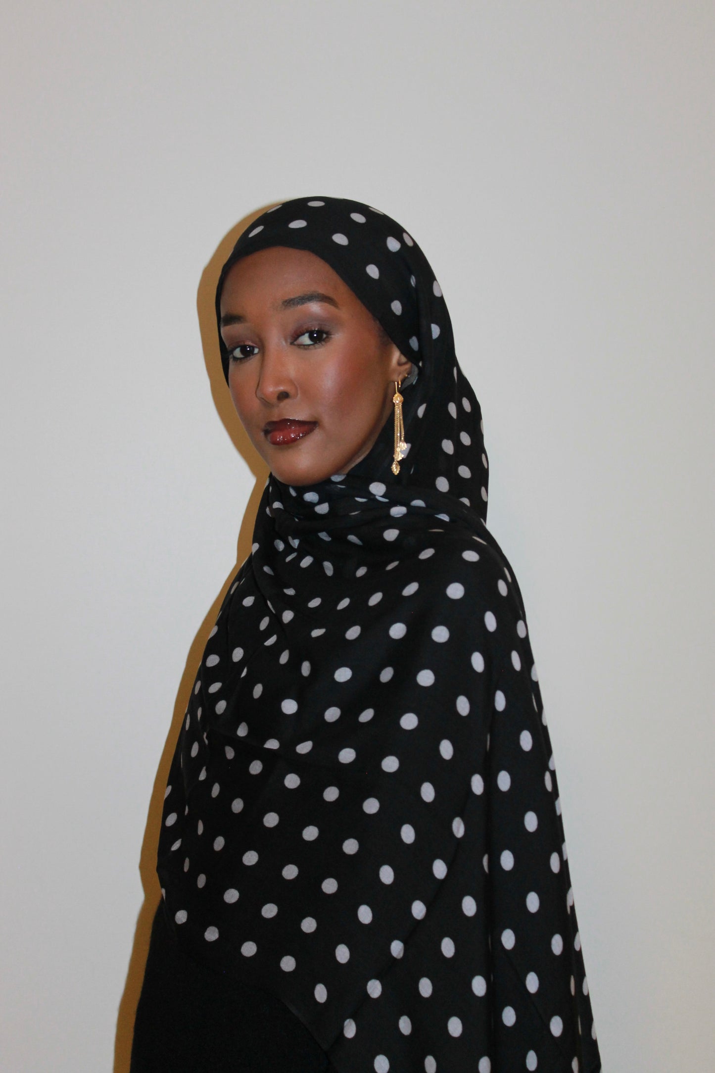 Black Polka Dot
