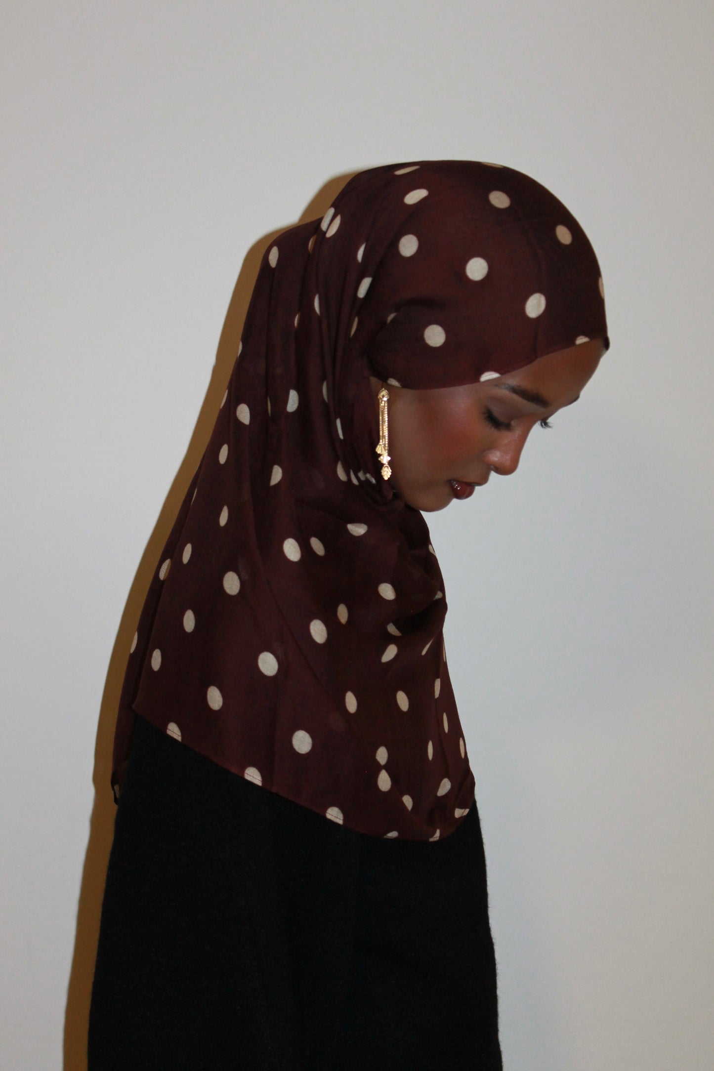 Brown polka dot