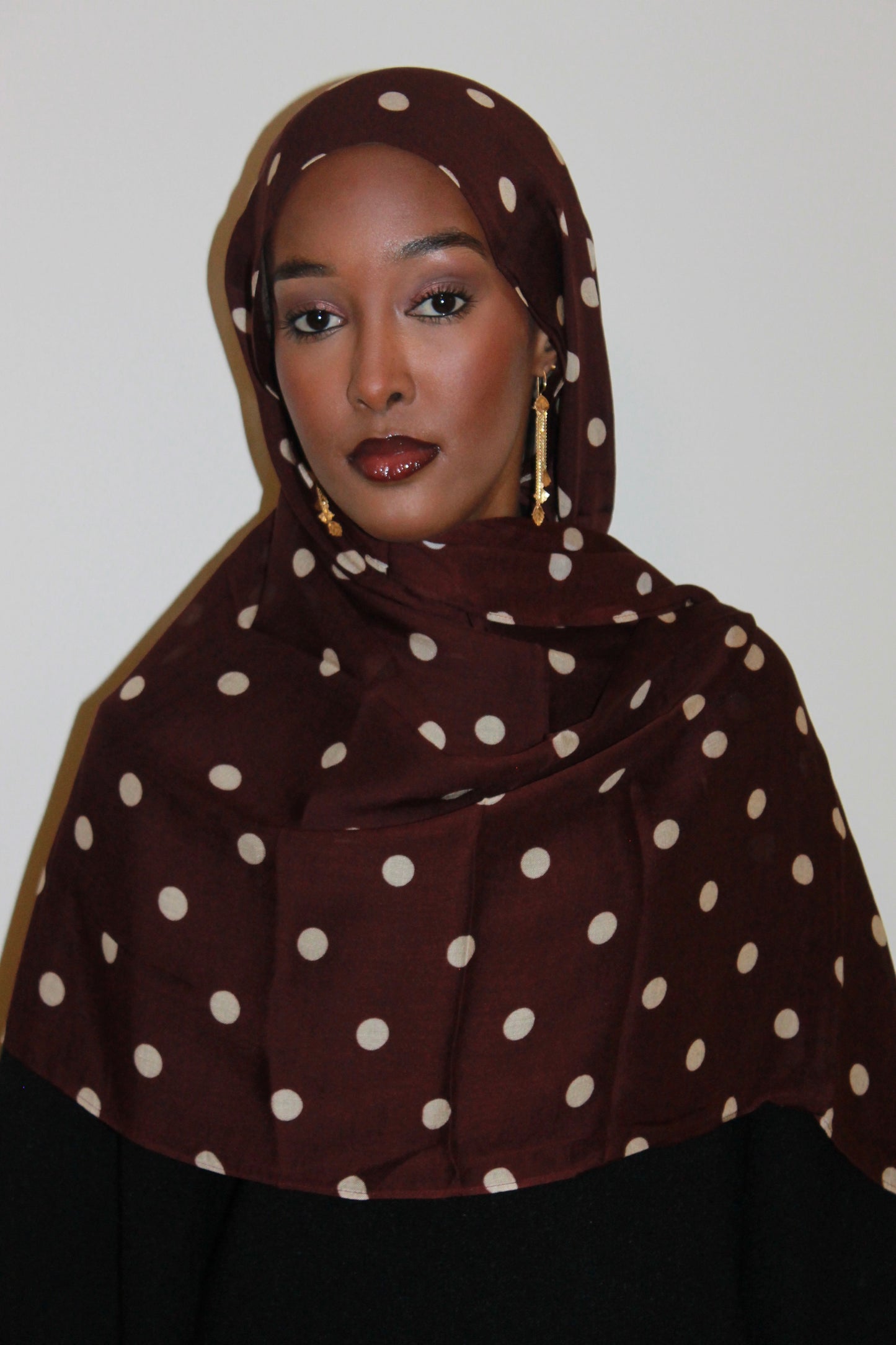 Brown polka dot