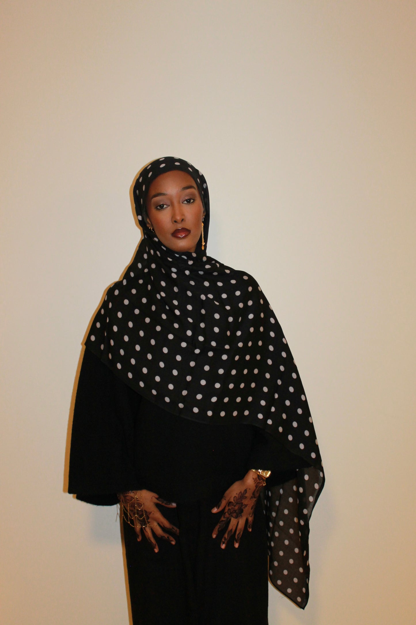 Black Polka Dot