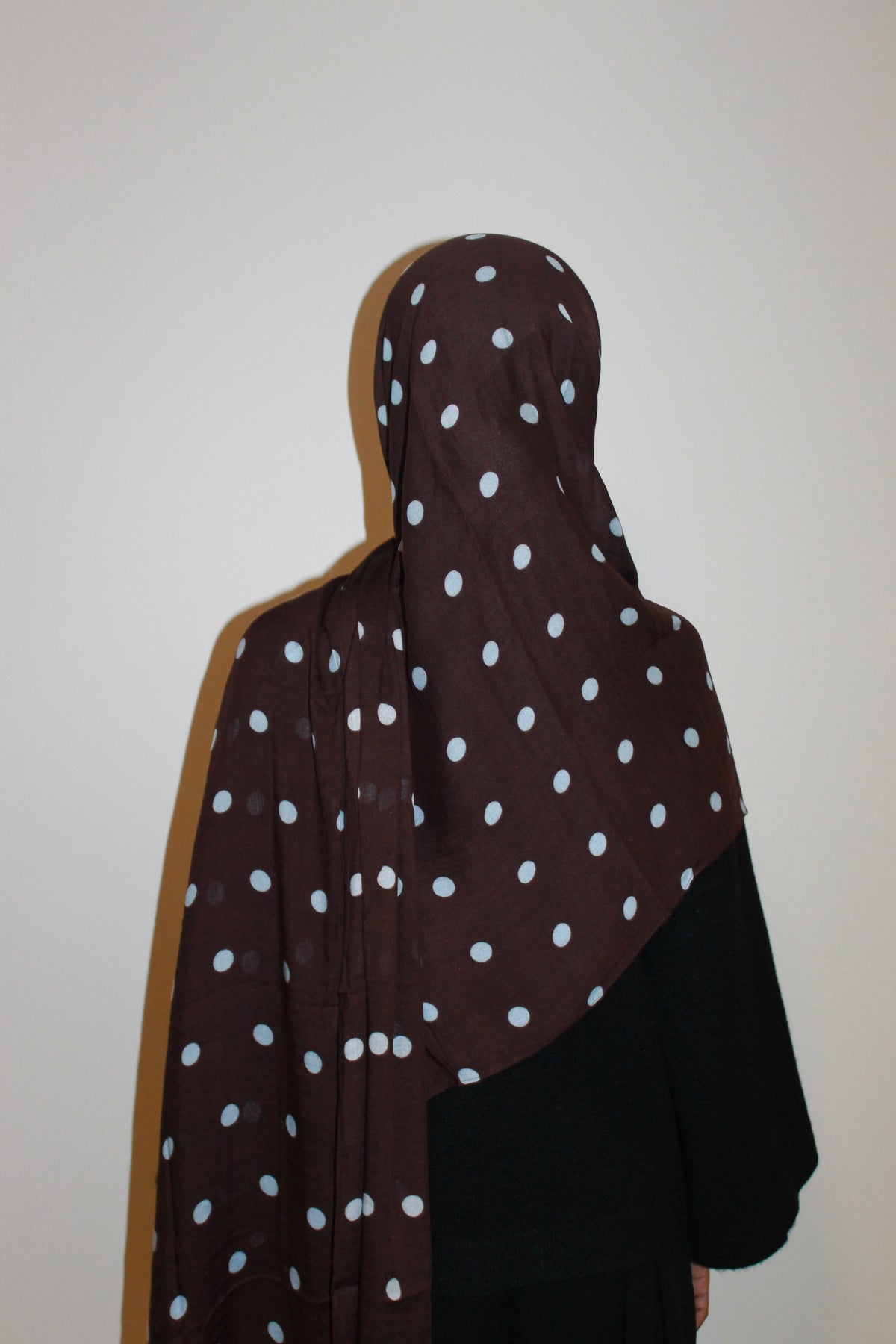 Dark Brown polka dot