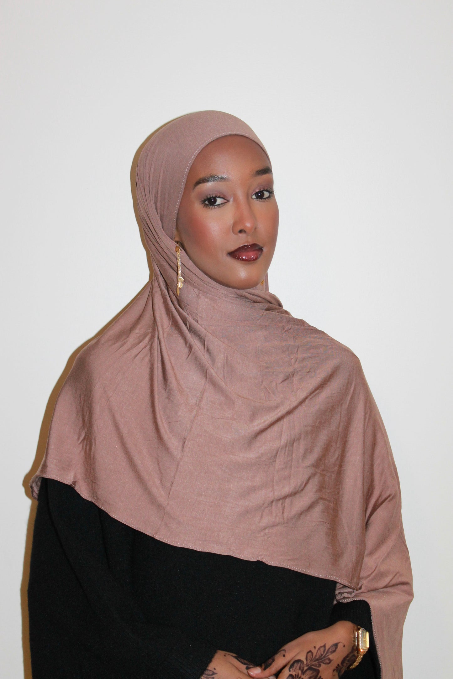 Premium jersey hijab-Nude