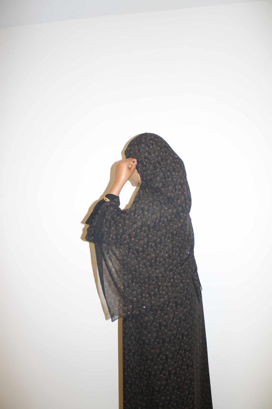 Floral Print Abaya
