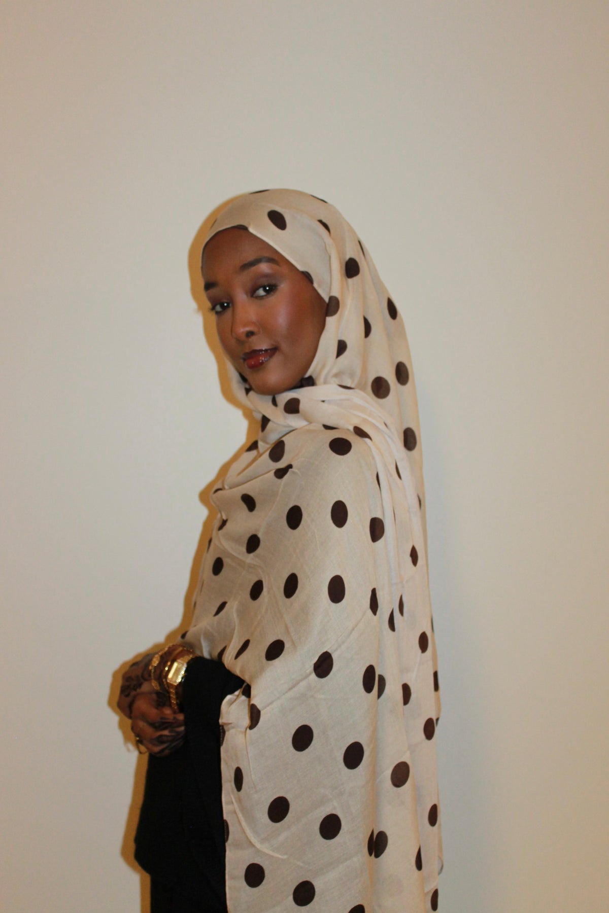 Beige Polka Dot