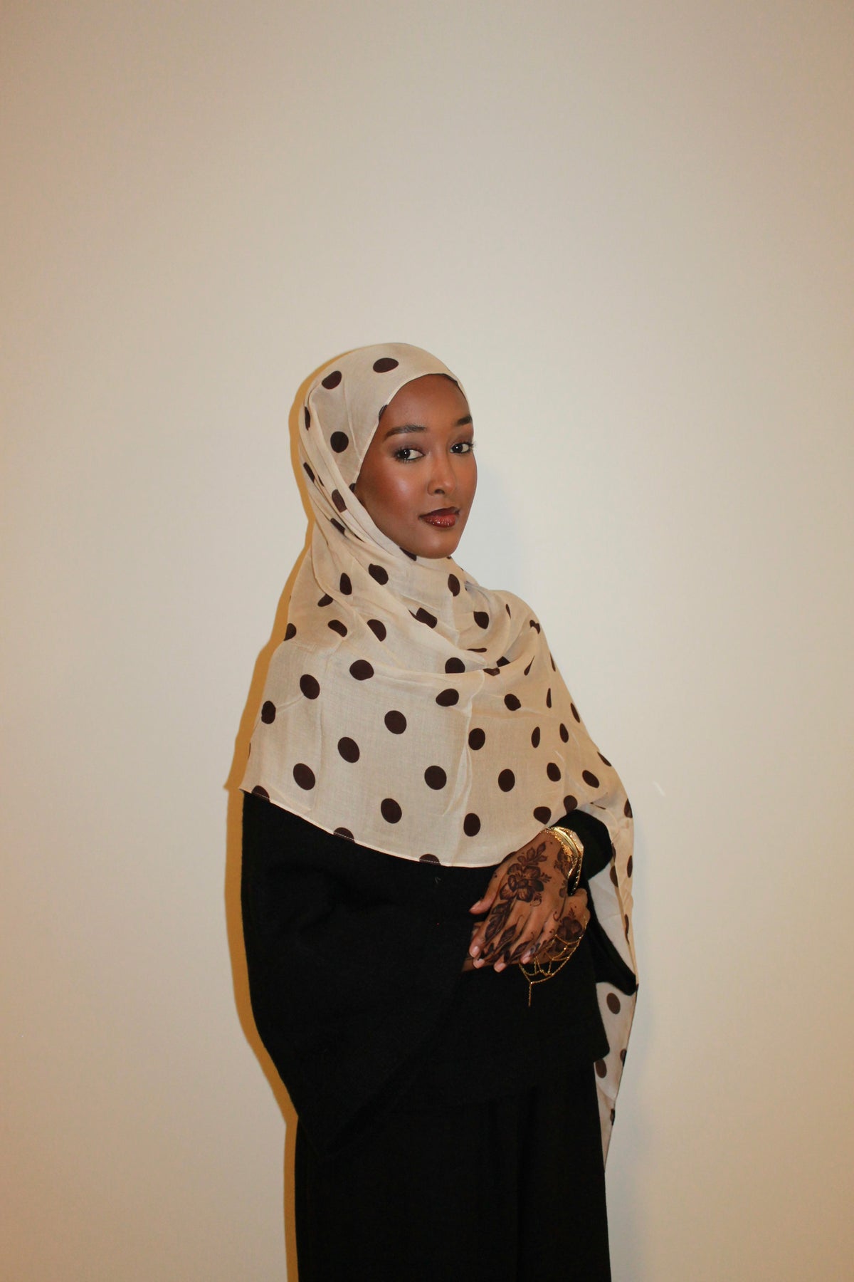 Beige Polka Dot