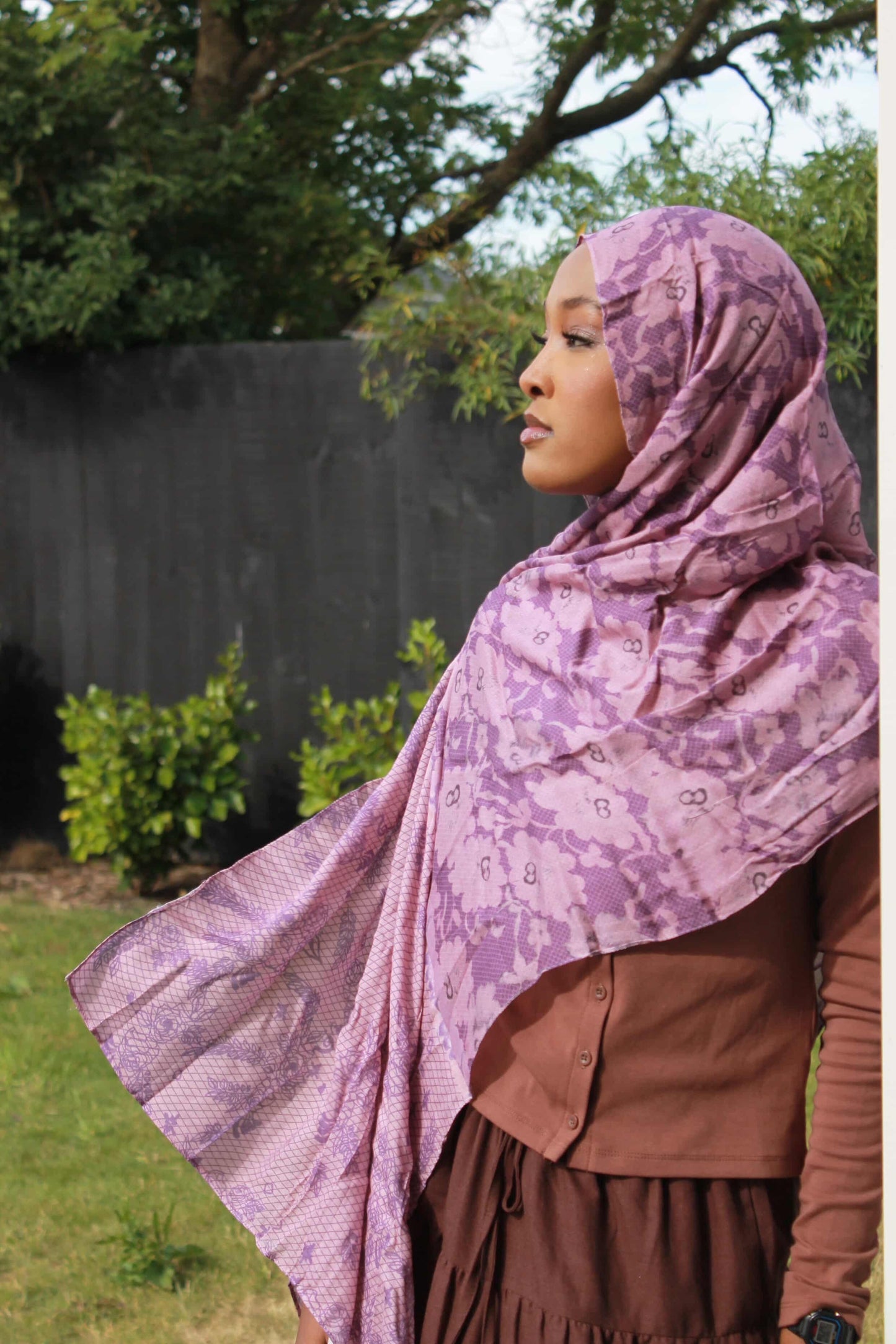 Nouria printed modal