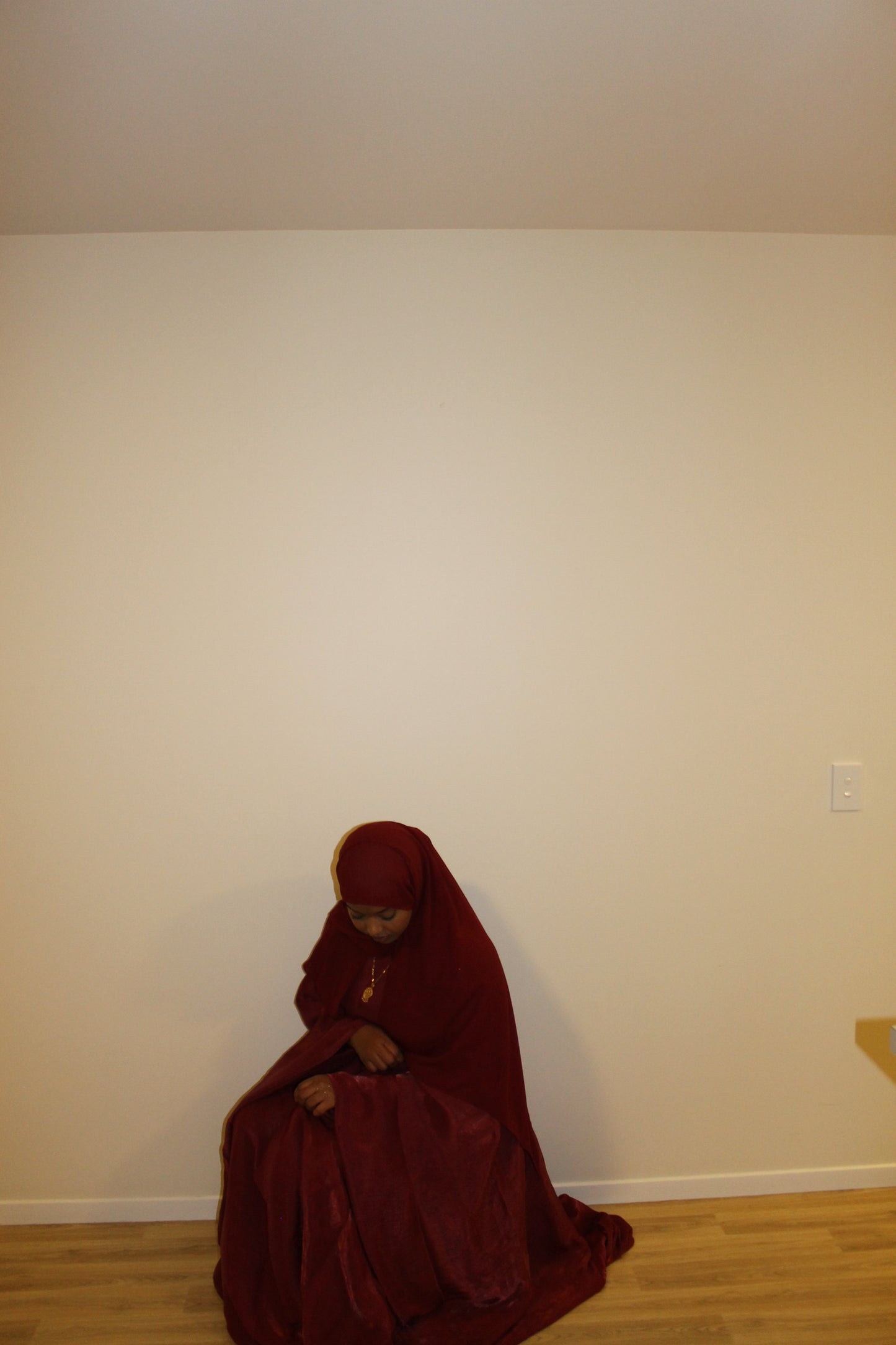 Butterfly abaya-Red