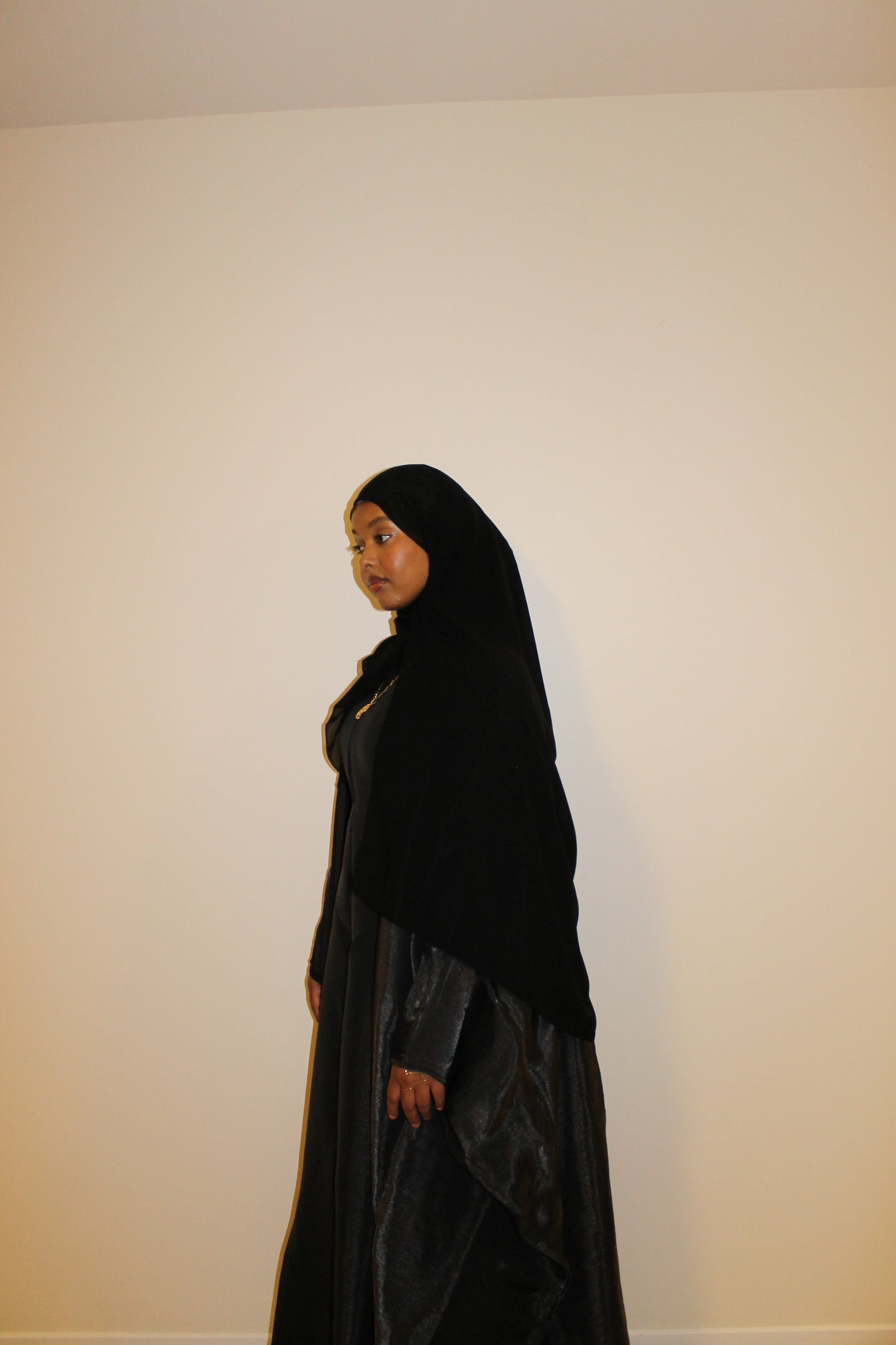 Butterfly abaya -Black