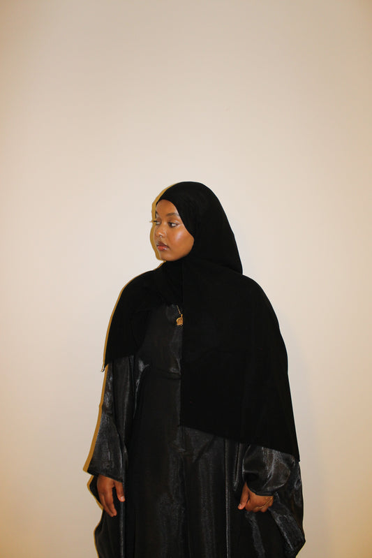 Butterfly abaya -Black