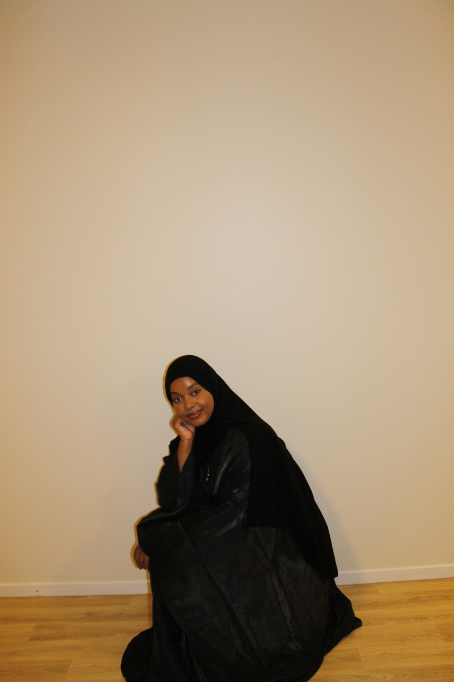 Butterfly abaya -Black