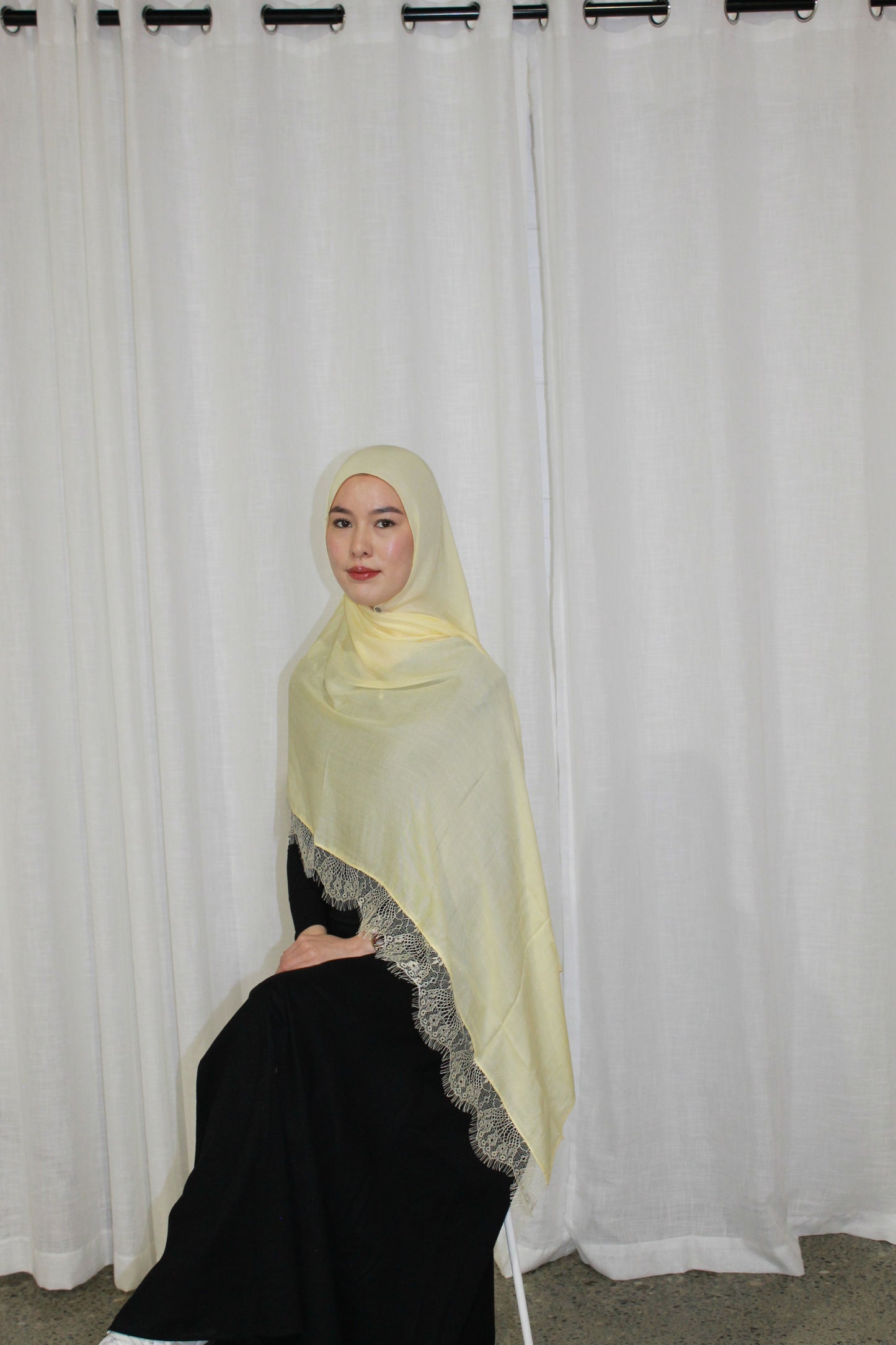 Butter yellow lace