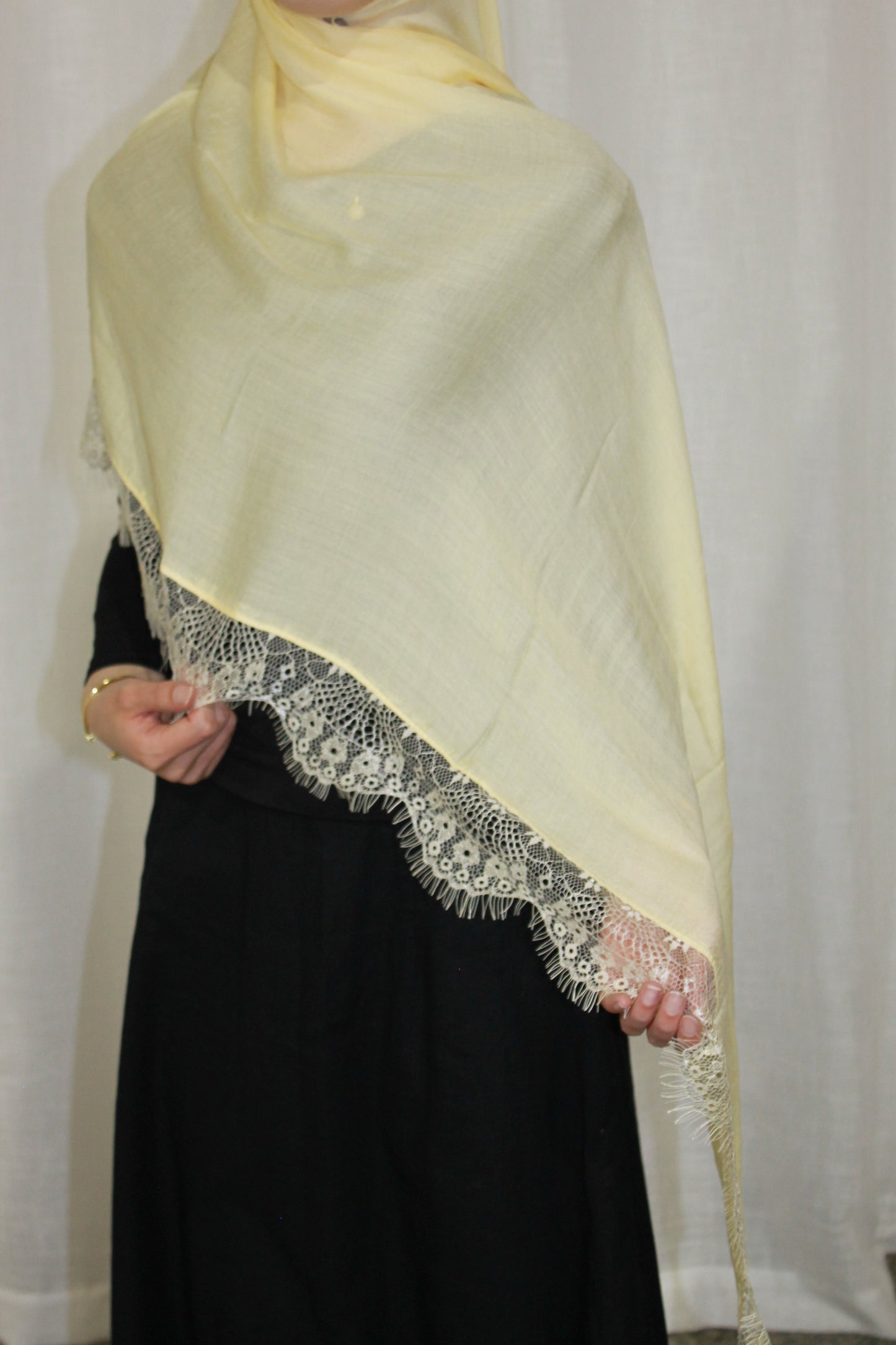 Butter yellow lace