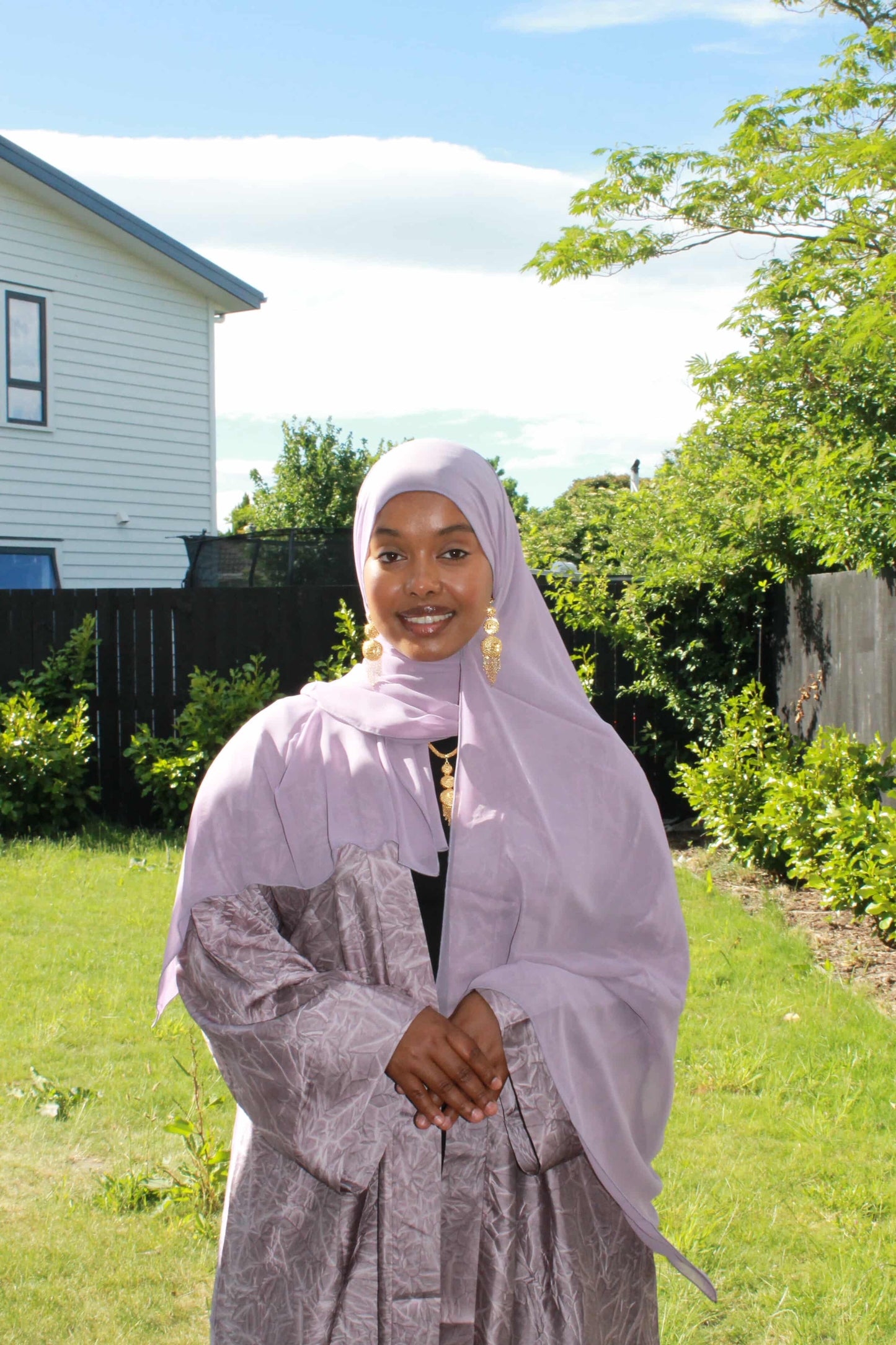 Lilac Abaya