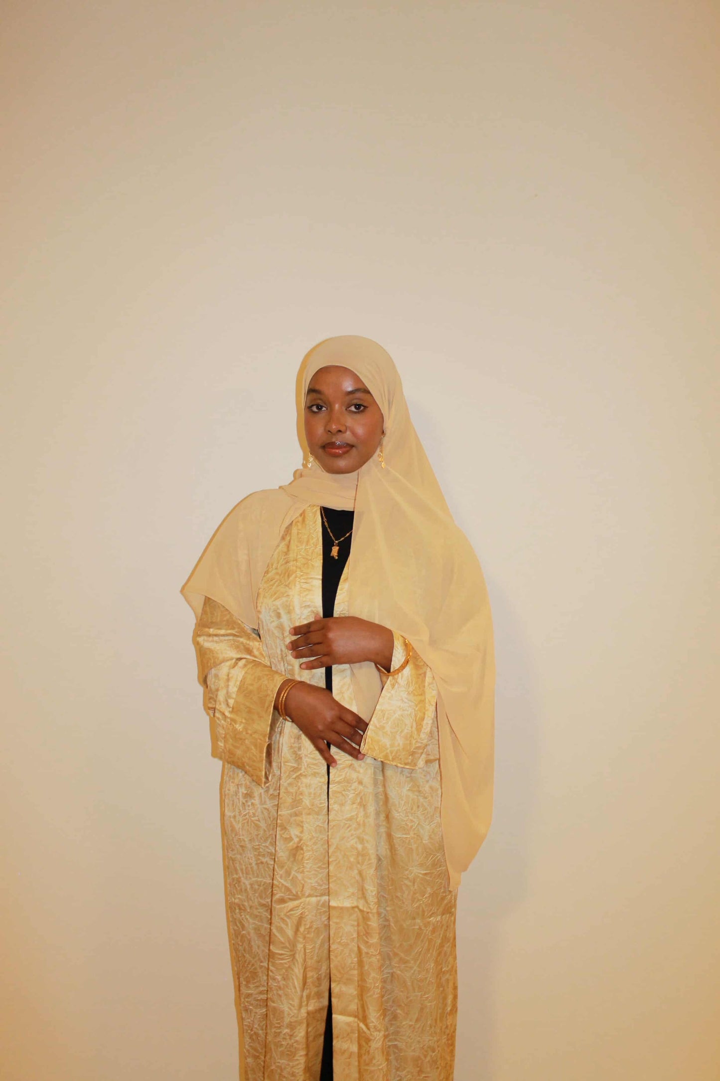Light Gold Abaya