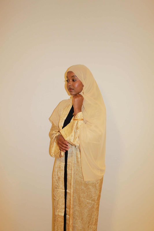 Light Gold Abaya